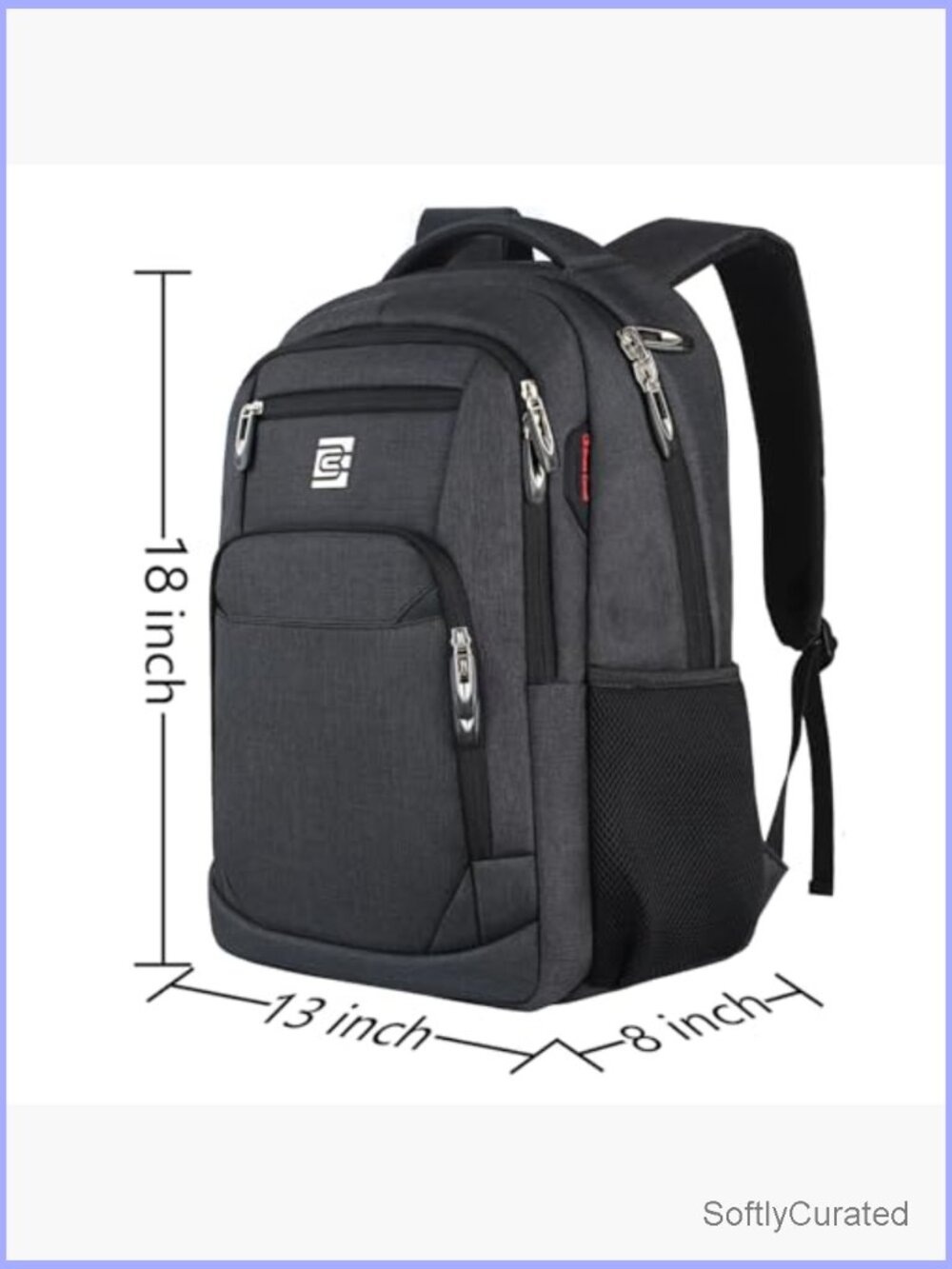 Anti Theft Laptop Backpack Business Travel Water Resistant College Bag - Picture 3 of 6